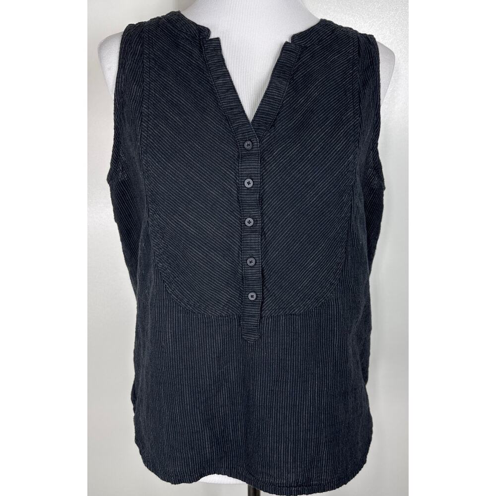 prAna Katya Tank, Size large, 100% Organic Cotton, Black